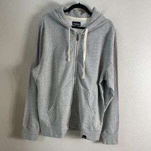 NWOT American Giant Mens Large Gray Sweatshirt Midweight Full Zip Hoodie